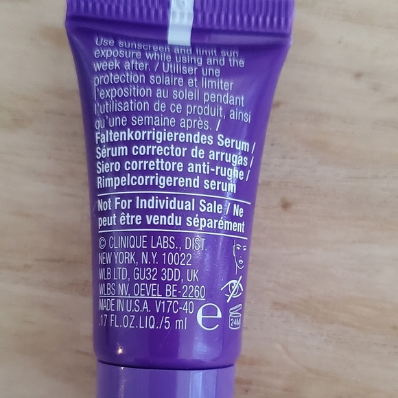 💚5/$25 Clinique Smart Clinical Repair Serum Wrinkle Correcting Serum New! - Picture 3 of 3